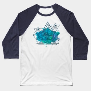 Lotus triangle Baseball T-Shirt